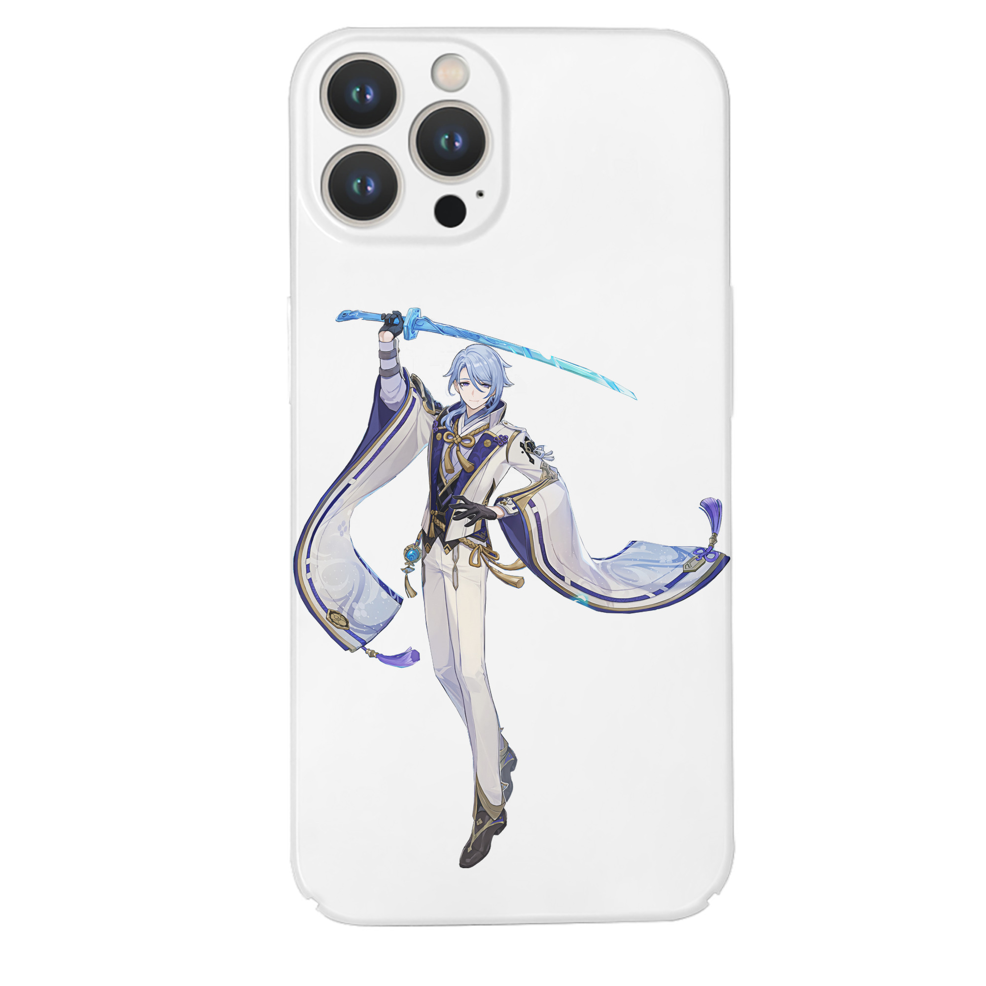 げんし神 神里綾人 かみさとあやと genshin Kamisato Ayato 【iPhone 14シリーズ対応】ハードケース